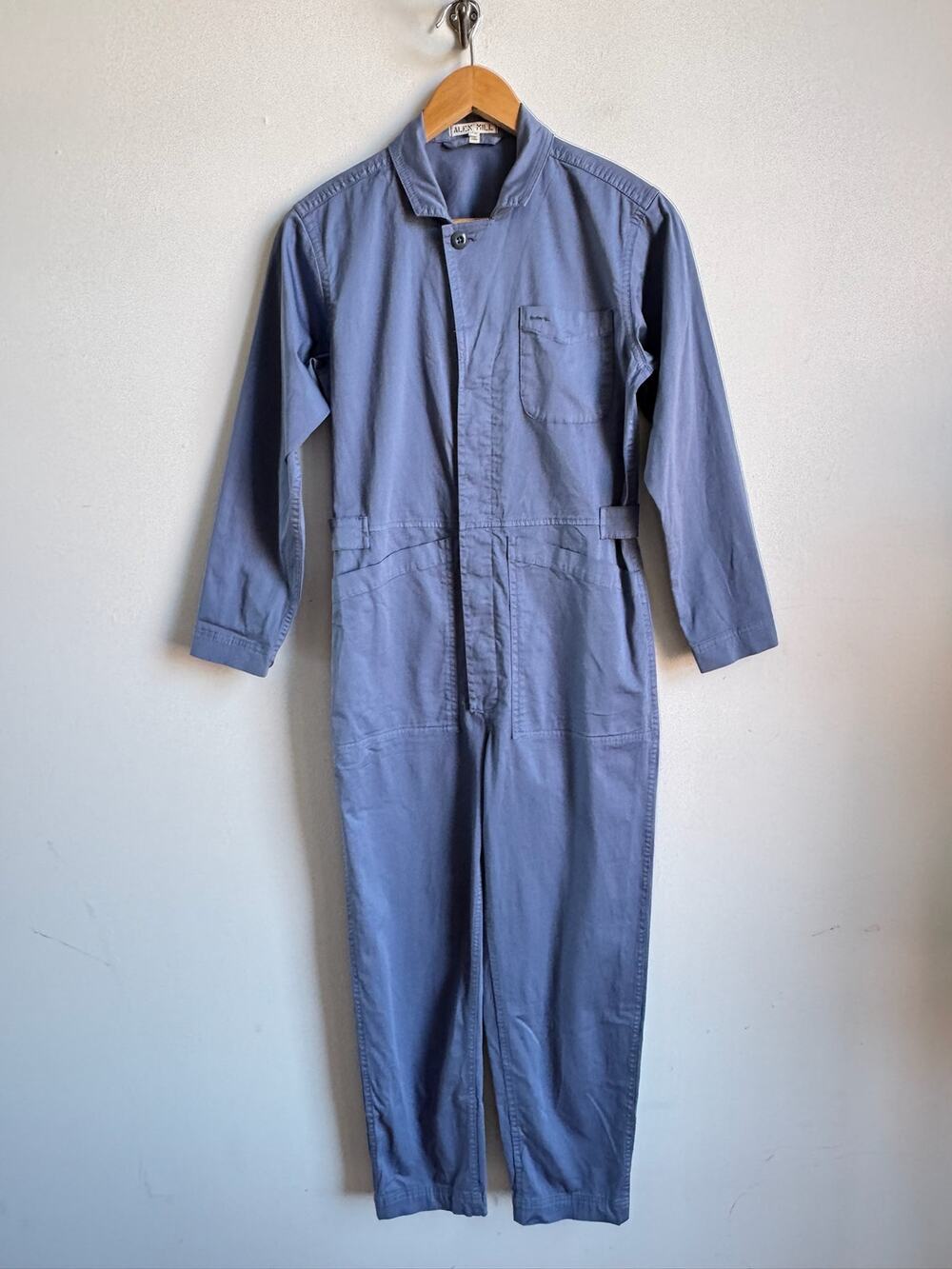 ALEX MILL Cotton Twill Standard Jumpsuit in Periwinkle